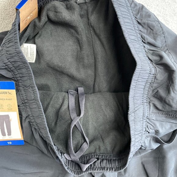 NEW Eddie Bauer Women's Fleece-Lined Pants Size 10 Black UPF 50+ Outdoor Cargo - Picture 7 of 12